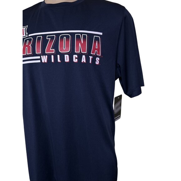 NEW Arizona Wildcats Colosseum  Blue Red Performance Shirt Men's L - Picture 3 of 8
